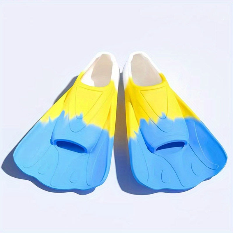 Colorful Silicone Swim Fins for Men Women Diving