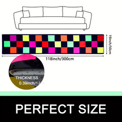 Colorful Flannel Luminous Carpet Runner