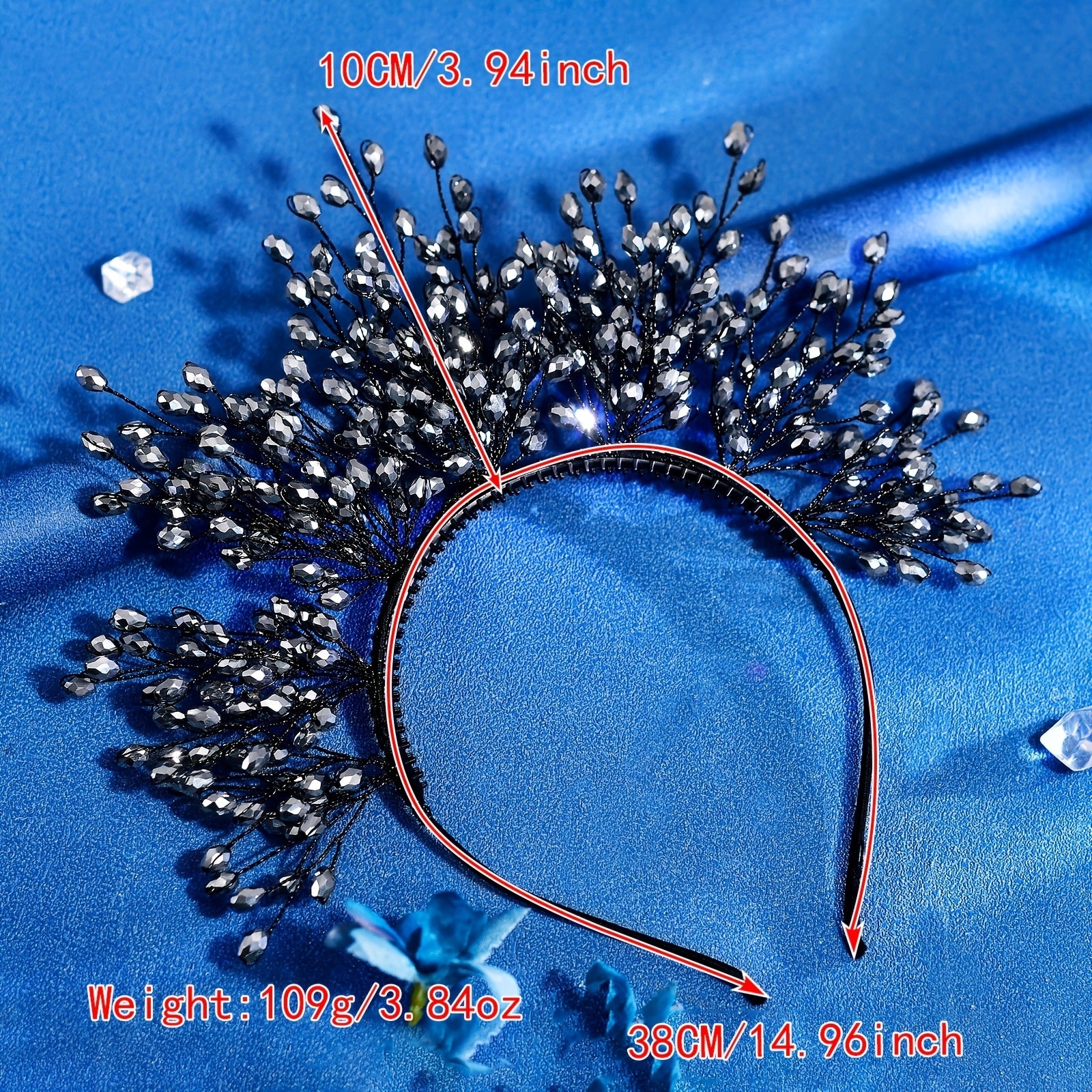 Vintage Crown Wedding Tiara for Bridal Party HP848