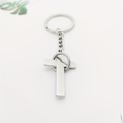 Creative Cross Keychain Alloy Key Chain Bag Purse Backpack Pendant