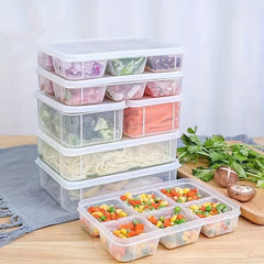 Preparation Lunch Box Freeze Meat Onion Ginger Garlic Storage
