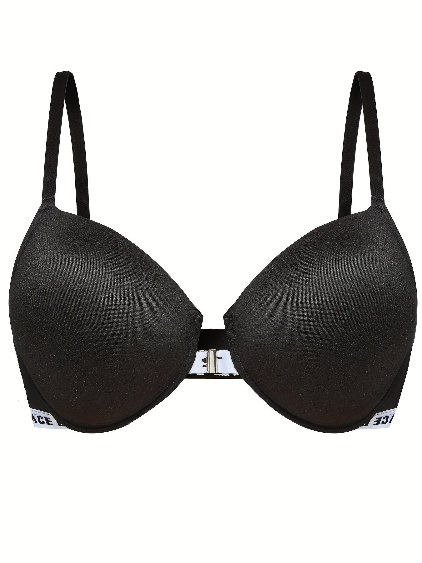 Plus Size Sexy Bra Front Closure Molded Cup Underwire Bra