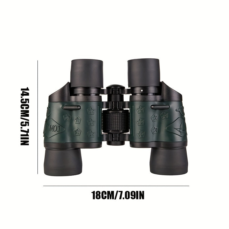 60x60 HD High Power Binoculars Waterproof BAK4 Prism