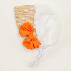 Baby Lace Breathable Sun Hat Princess Knitted Straw Hat