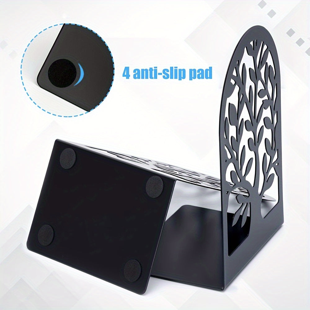 10pcs Tree Pattern Book Stands Metal Book Stand