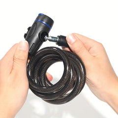Heavy Duty Bike Lock with Steel Chain and Seat Tube Bracket