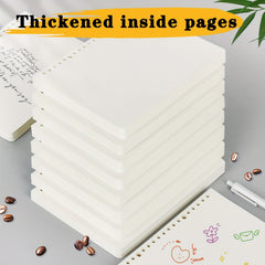 DIY Loose leaf Paper Refill Blank for Notebooks, 200 Pages, A5 B5 Size