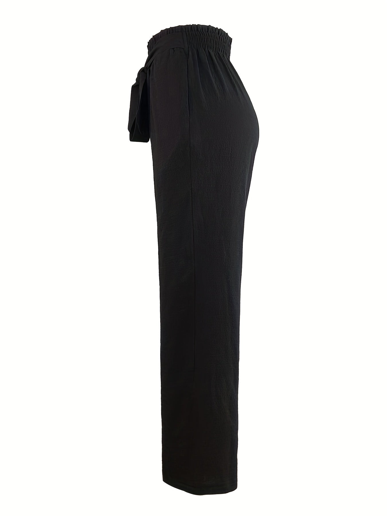 Casual Paper Bag Waist Pants for Spring & Summer
