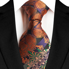 Paisley Waist Flower Men's Tie Formal Business Casual Suit Necktie