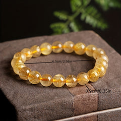 Golden Hair Crystal Bracelet Blonde Crystal Wealthy Beads Bracelet