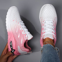 Gradient Air Cushion Running Shoes Non Slip Outdoor Sneakers