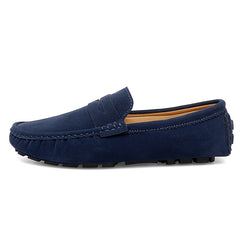 Women's Solid Flat Loafers Comfortable Non slip Round Toe Shoes
