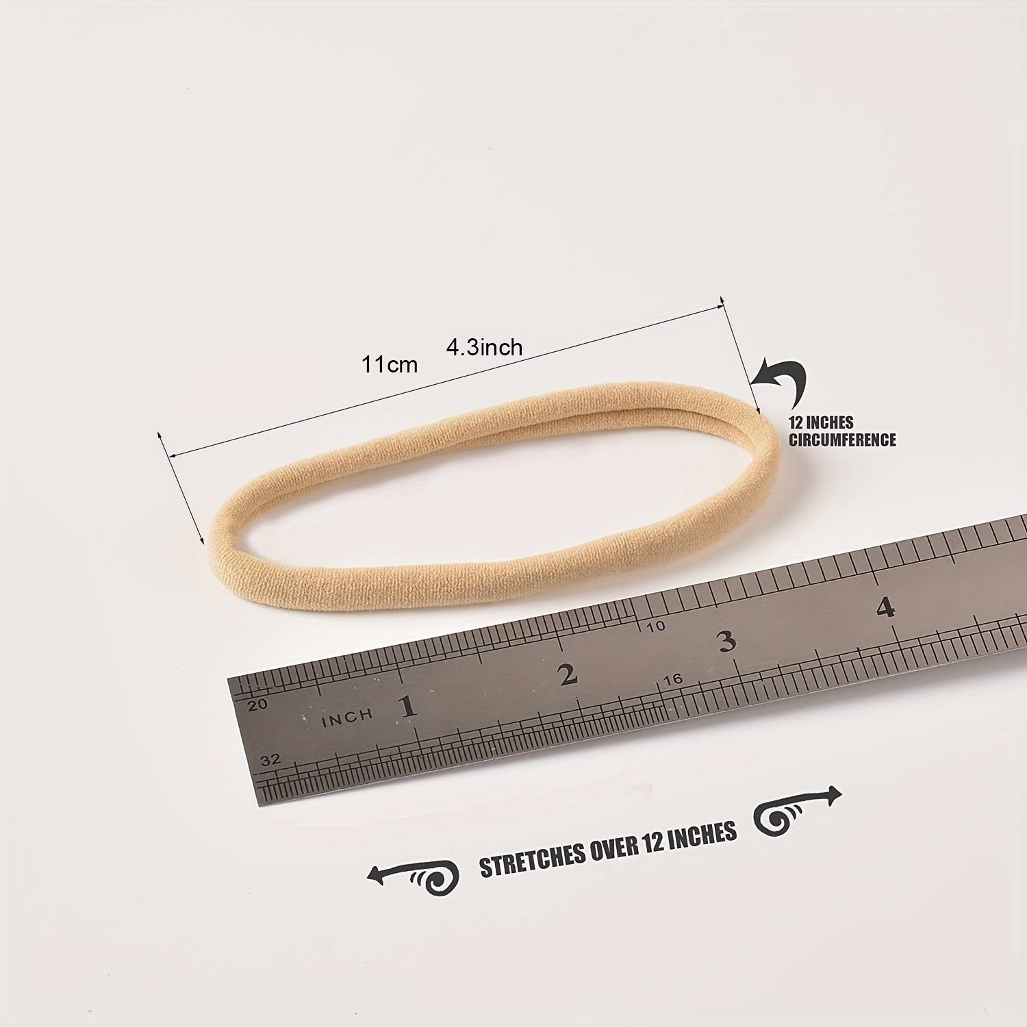 10pcs Nylon Hair Ties High Stretch Headbands for Kids Perfect Accessory