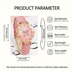6pcs Unisex Quartz Watches for Daily Wear Parties Easter Halloween Ramadan Weddi