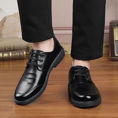Men's Leather Derby Shoes Lace Up Business Formal