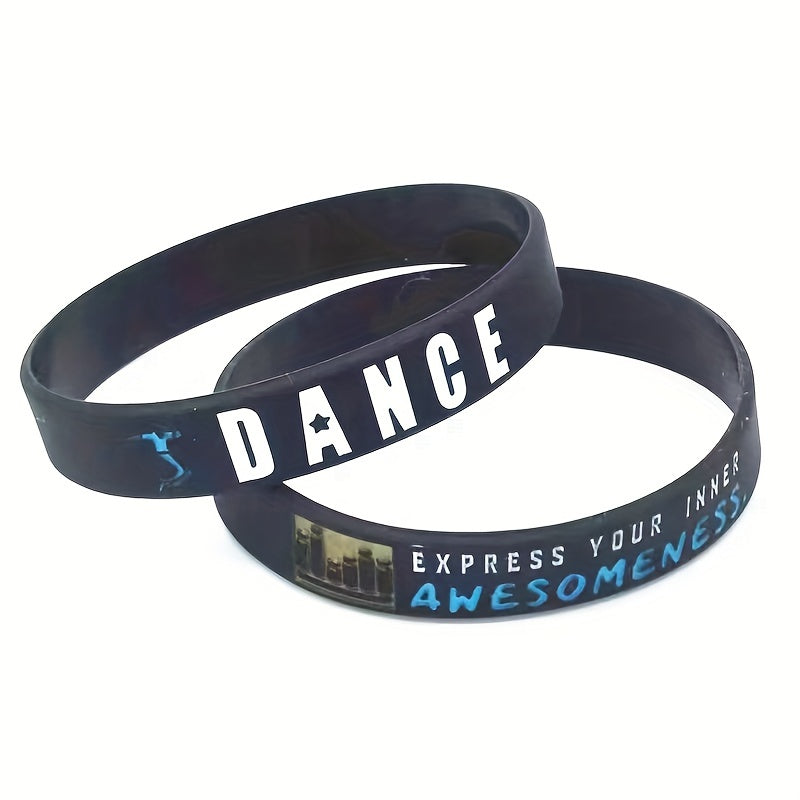Dancer Dance Believe You Can Victory Rubber Bracelet Silicone Wristband