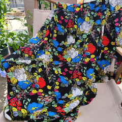 1yd Comfortable Breathable Chiffon Fabric DIY Clothes Pants Dress