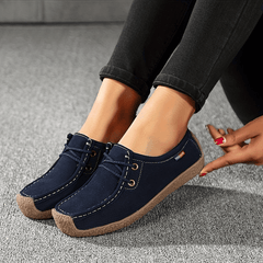 Women's Retro Flat Shoes Casual Slip On Loafers
