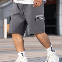 Men's Casual Printed Cargo Shorts for Summer