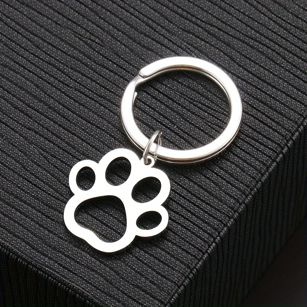 Cartoon Dog Paw Keychain - Stylish Accessory for Bags and Keys