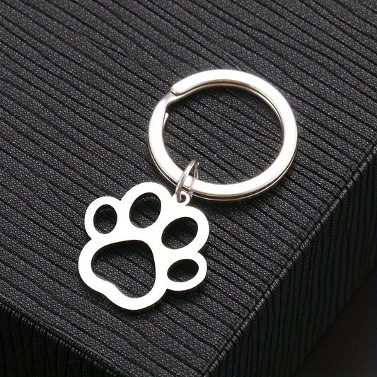 Cartoon Dog Paw Keychain - Stylish Accessory for Bags and Keys