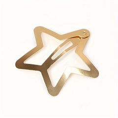 5pcs Star Hairpin Metallic Sweet & Hair Clip Headwear