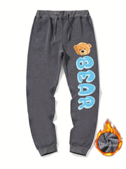 Bear Pattern Casual Graphic Joggers Men's Sweatpants Spring Summer