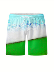 Drinks Print Lounge Shorts for Men