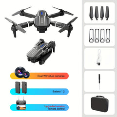 E88 Quadcopter UAV Drone Altitude Hold Dual HD Cameras