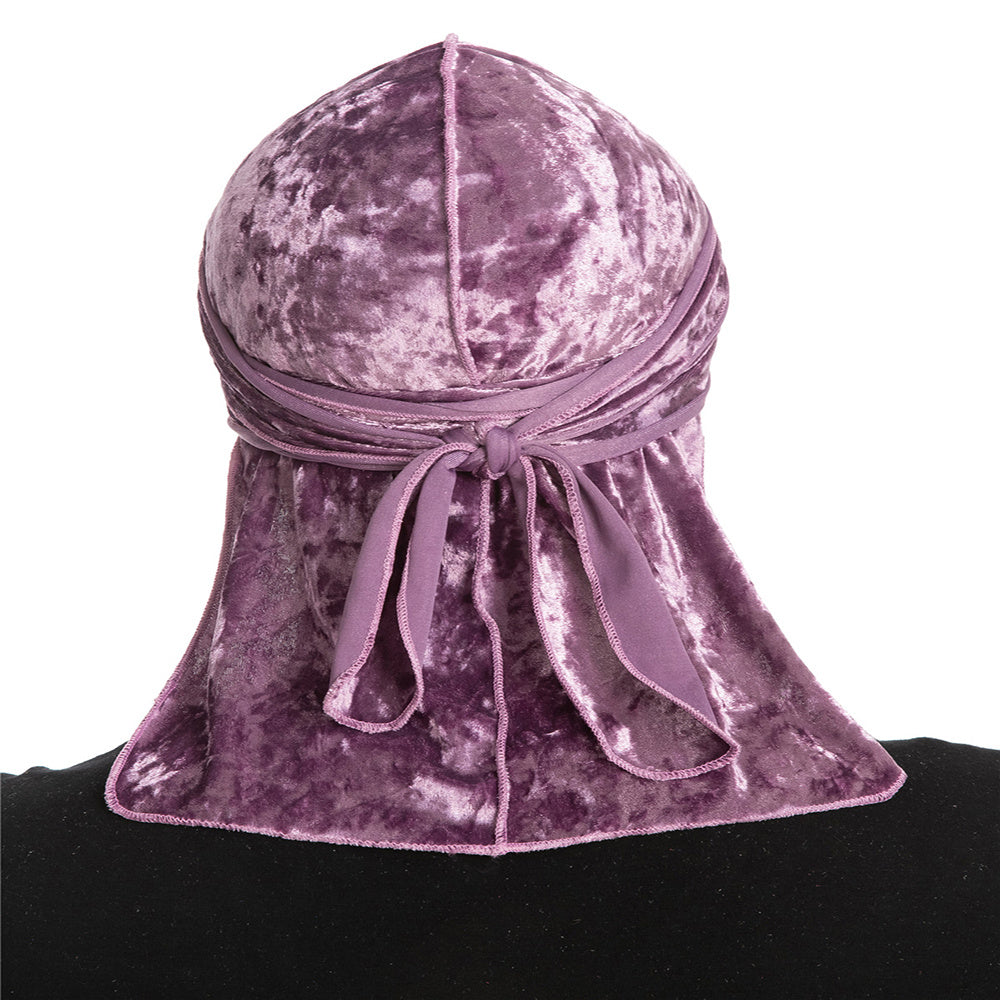 Velvet Wave Durag Soft Durag Headwear For 360 Waves