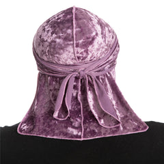 Velvet Wave Durag Soft Durag Headwear For 360 Waves