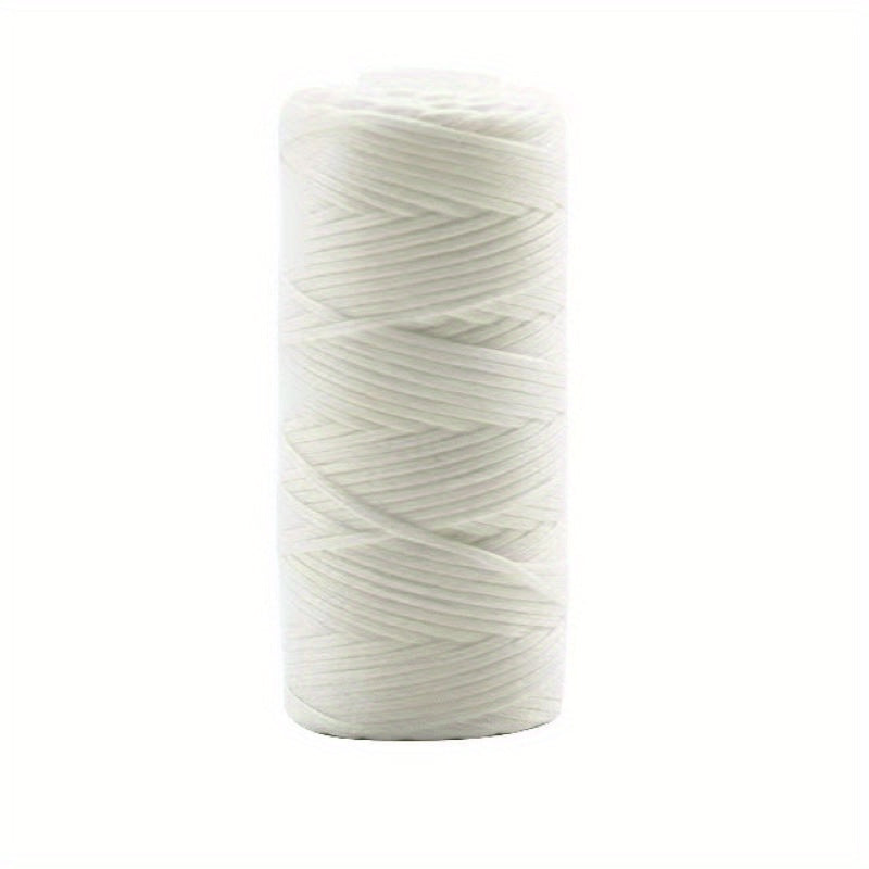 1MM Braided Leather Wax Thread 50M/150D Roll DIY Sewing Cord