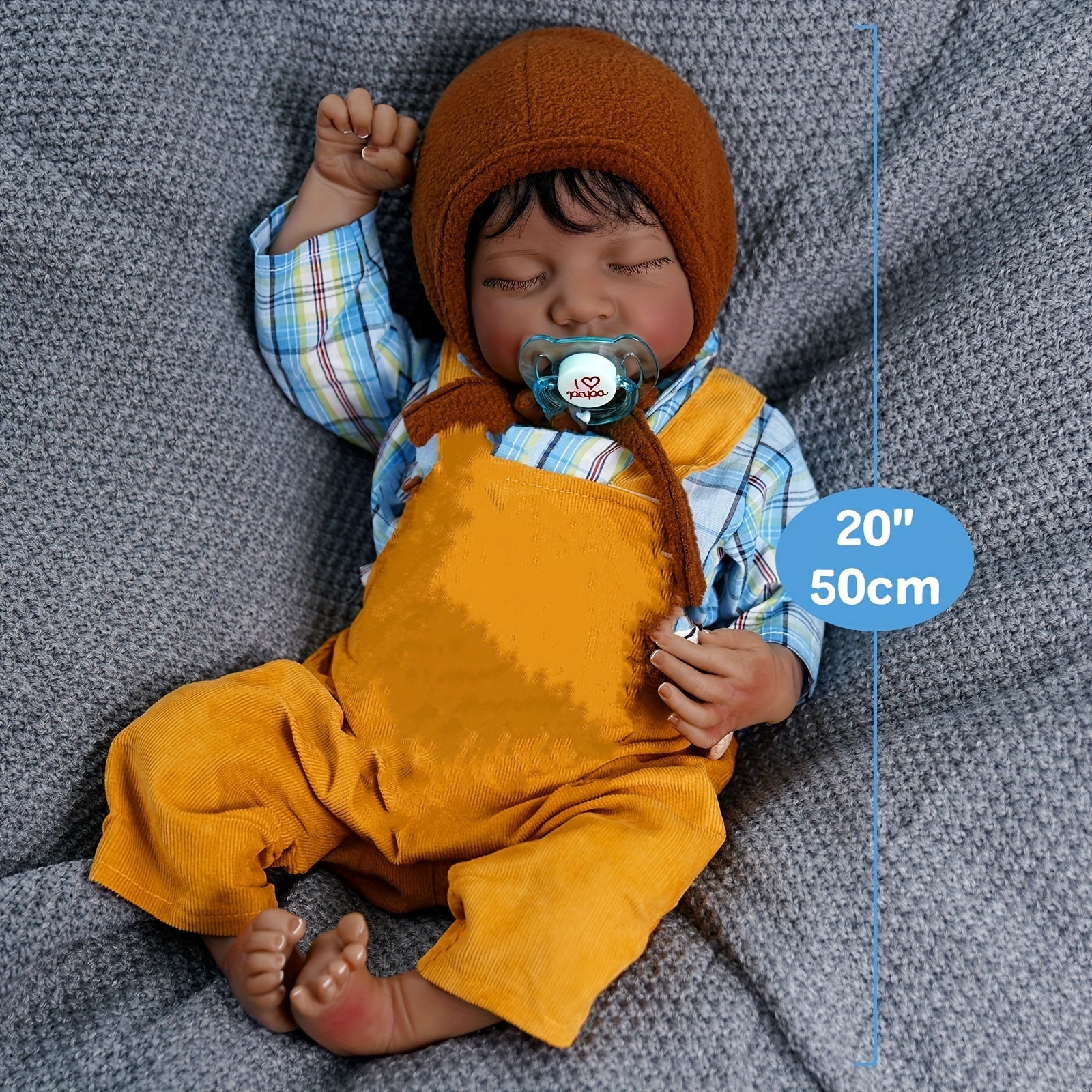 20 Inch Reborn Baby Doll Levi Dolls Collection Washable & Crafted