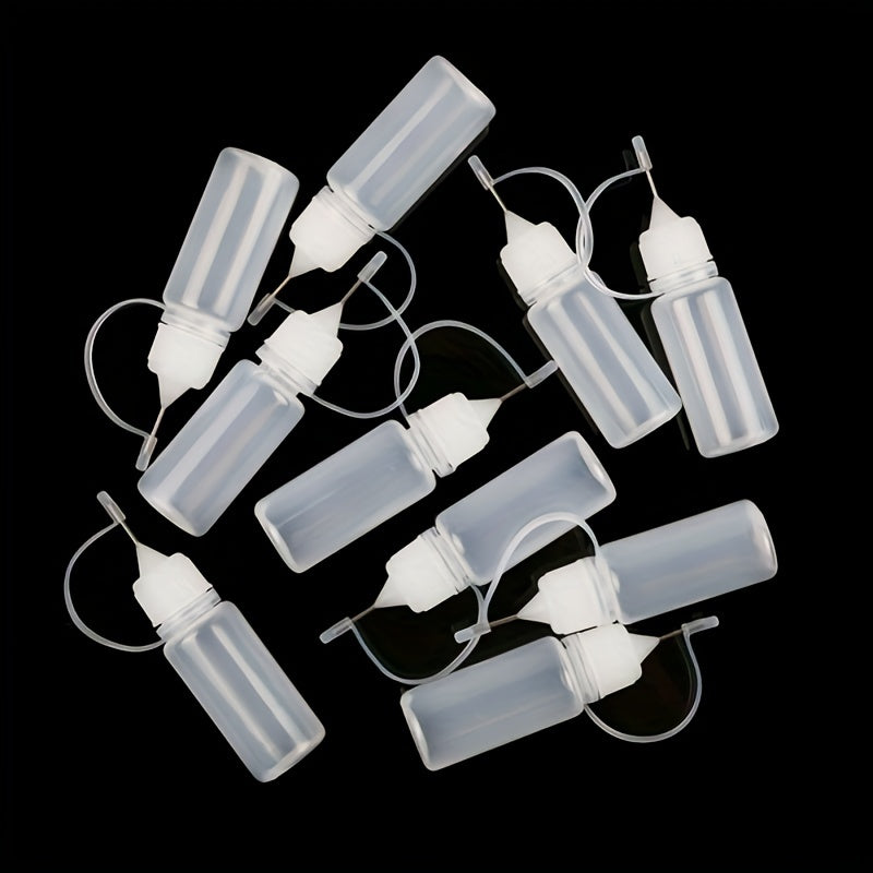 10pcs 10ml Needle Tip Squeeze Bottle for DIY Quilting Paint Glue