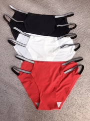 3pcs Seamless Briefs Soft & Breathable Women's Lingerie