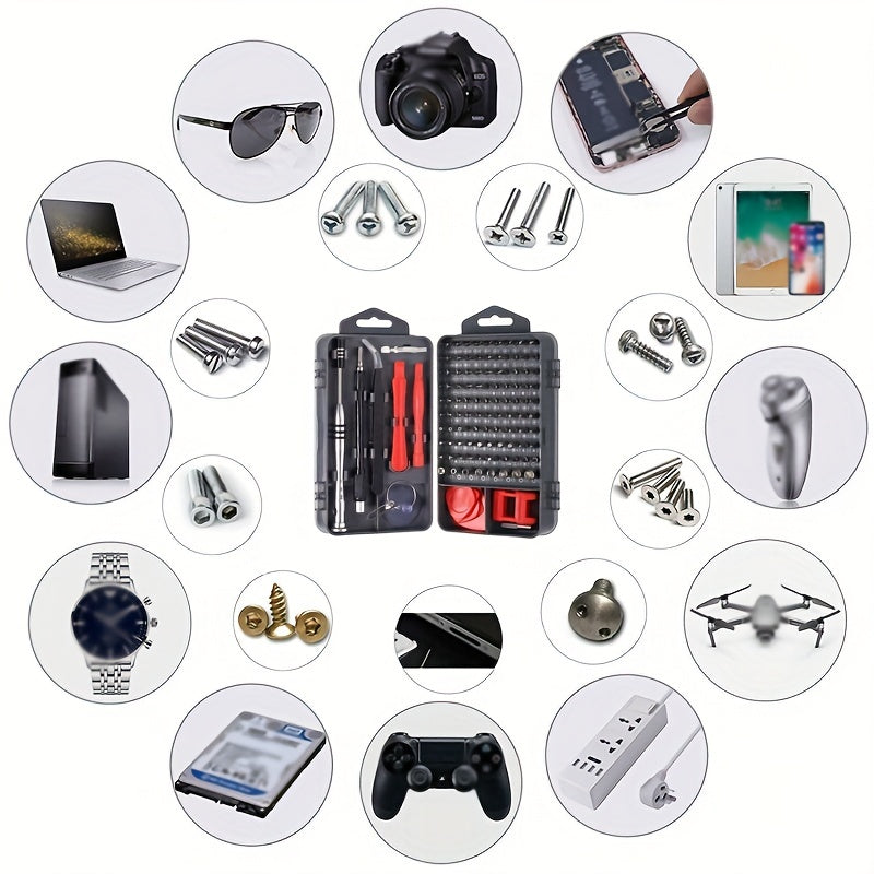 115-in-1 Mobile Repair Tool Kit Precision Screwdriver Set