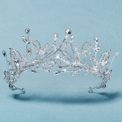 Rhinestone Crown Hairband Headband Princess Tiara Cosplay Hair Accessory