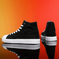 Women's Lightweight Canvas Lace-Up Walking Shoes