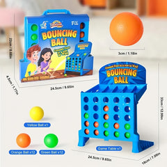 2 Player Bouncing Ball Game Family & Party Fun Toy with Colorful Balls