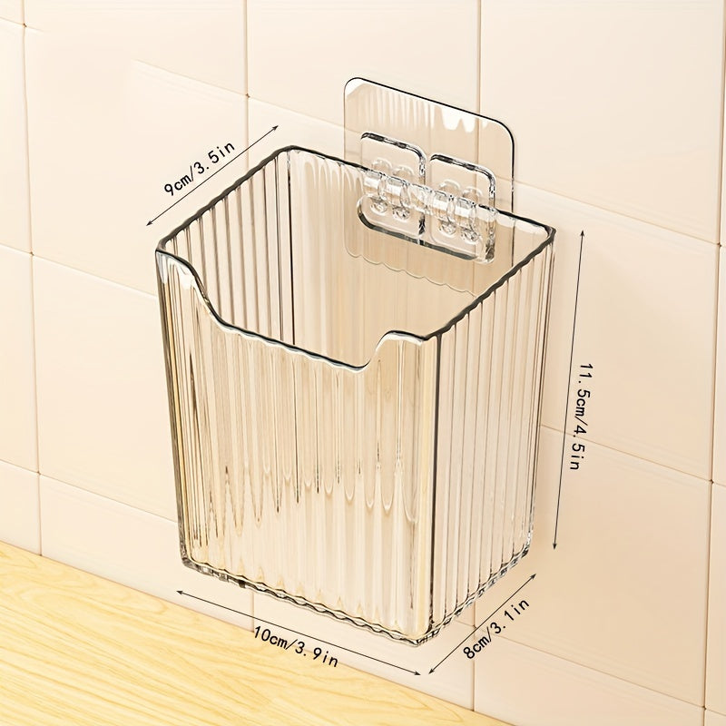 Wall Mounted Ginger Garlic Storage Basket Shelf