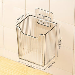 Wall Mounted Ginger Garlic Storage Basket Shelf