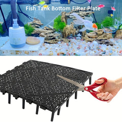 2pcs Aquarium Bottom Filter Plate PVC Gravel Filter Plate