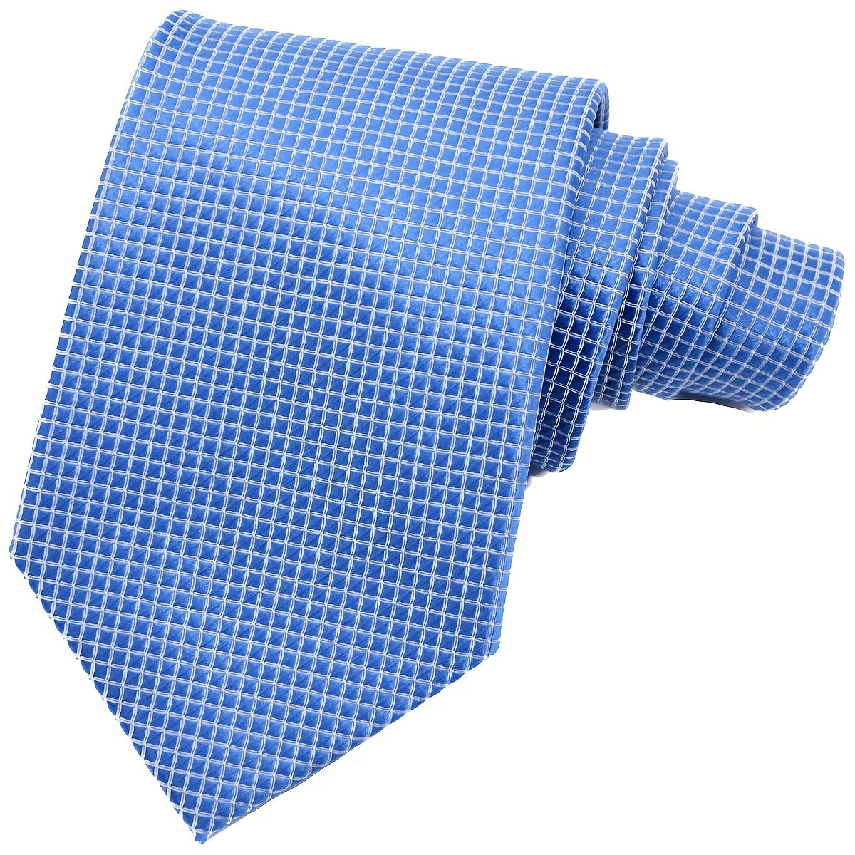 Men's Classic Plaid Style Business Tie in Box Packaging