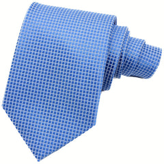 Men's Classic Plaid Style Business Tie in Box Packaging
