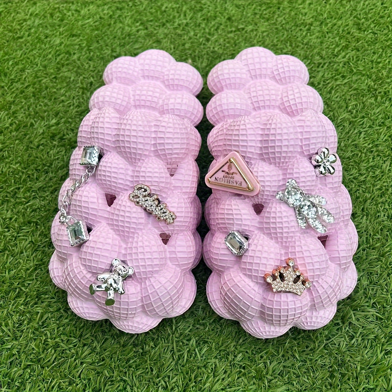 Women's Fashionable Bubble Slippers Waterproof Non Slip Beach Slippers