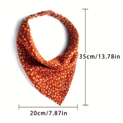 Women's Bandana Retro Floral Print Hair Scarf