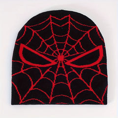 Spider Eye Jacquard Beanie Unisex Hip Hop Knit Hat