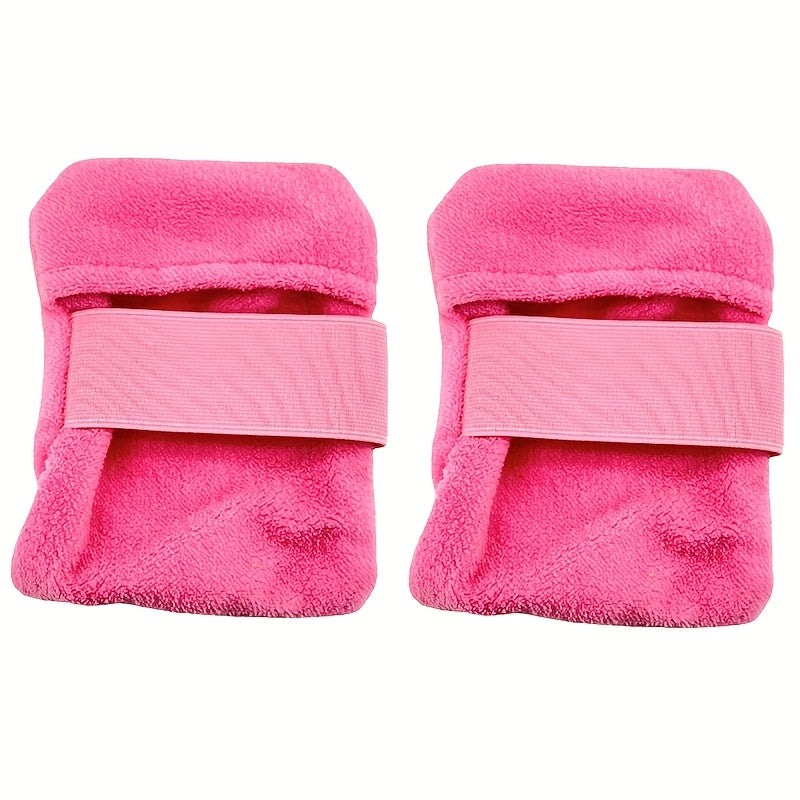 2pcs Beach Sand Removal Gloves Light Beige Color Large Size