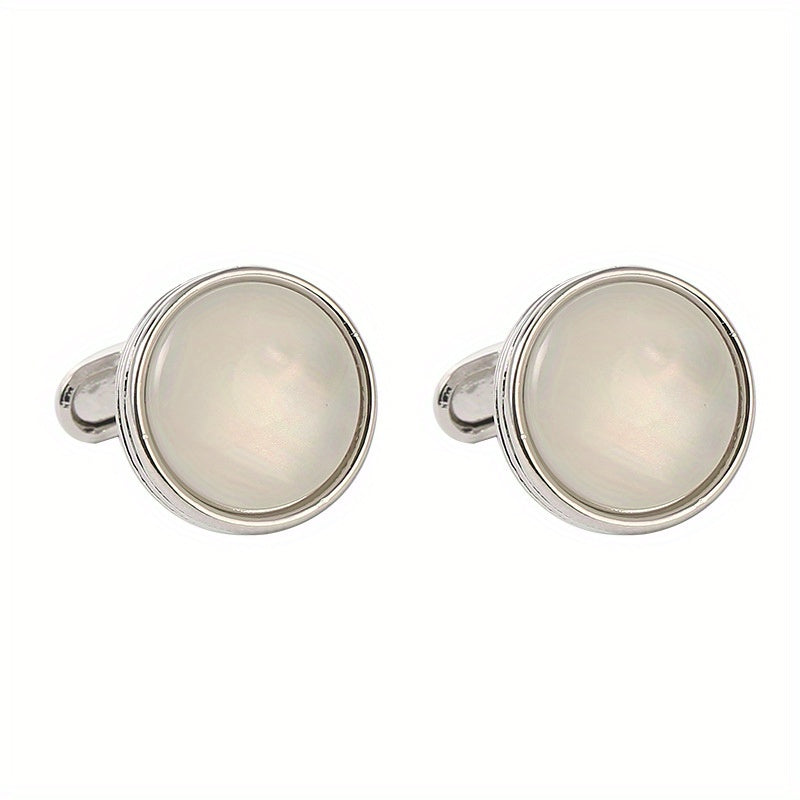 Crystal Cufflinks French Style Men's Women's Shirt Cufflinks