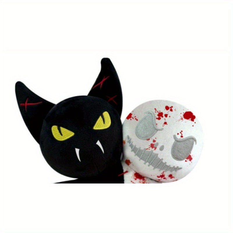 Spooky Halloween Double Headed Bat Plush Toy